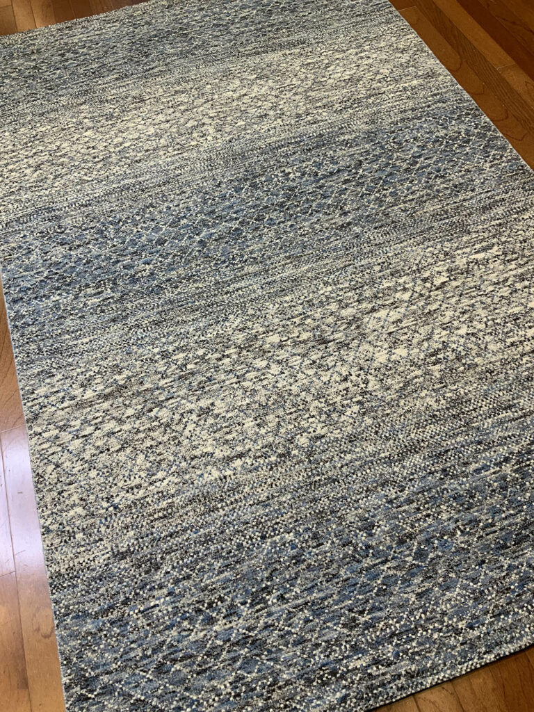 Blue Transitional Rug Shop Transitional Rug - India 5x8 Blue | Anabel’s Oriental Rugs