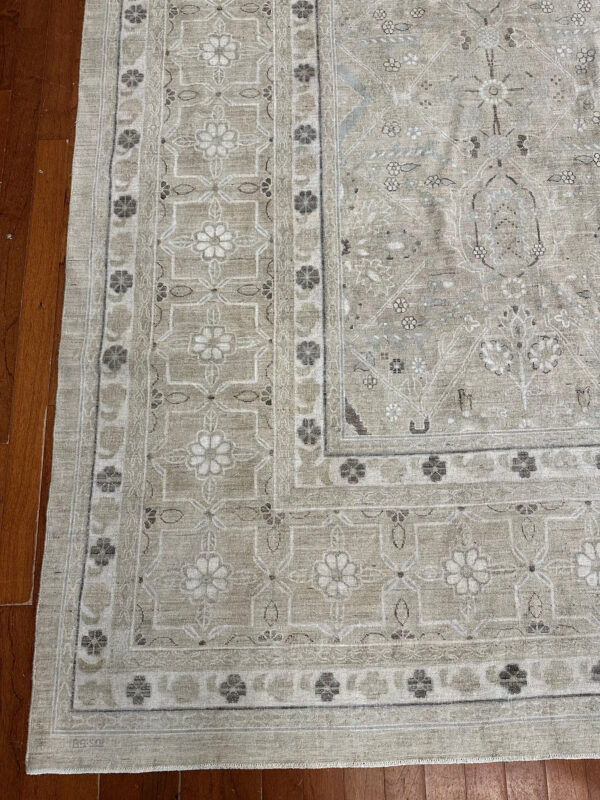 Bamyan  Rug - Pakistan - 12x15 - Beige - Image 2