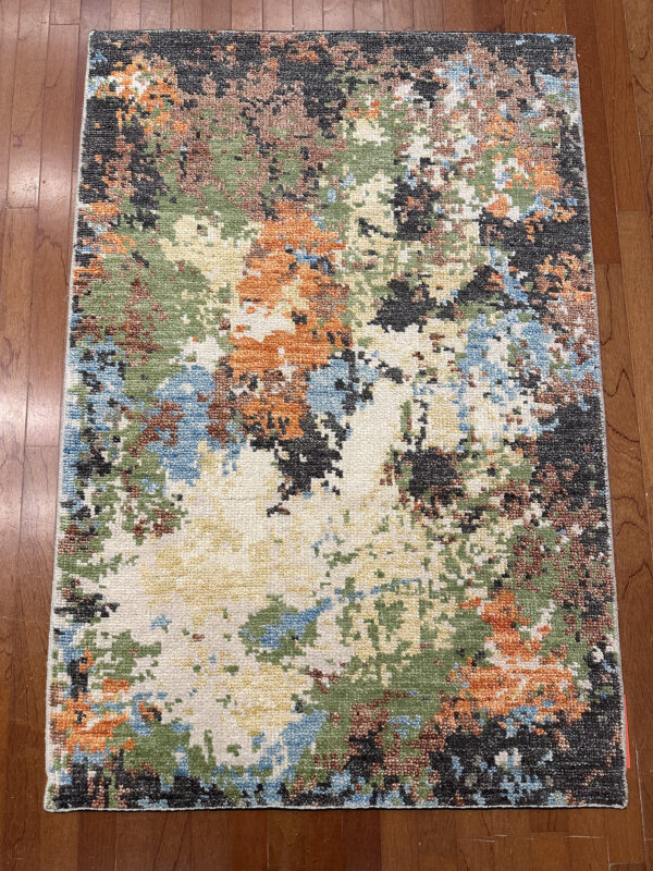 Canyons Rug - India - 4 X 6 - Beige - Image 2