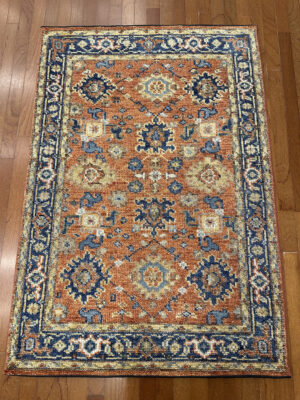 Canyons Rug - India - 4 X 6 - Orange