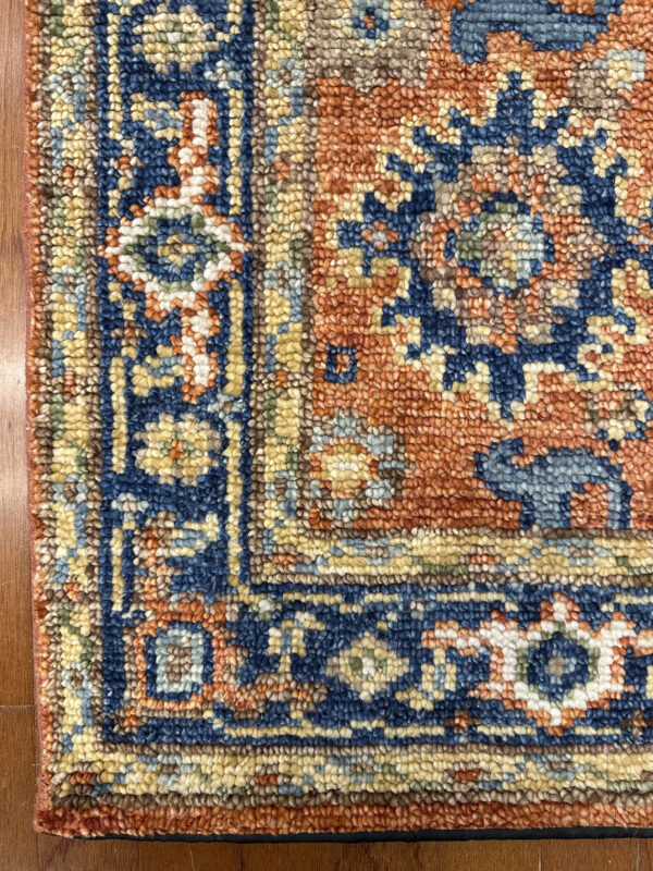 Canyons Rug - India - 4 X 6 - Orange - Image 3