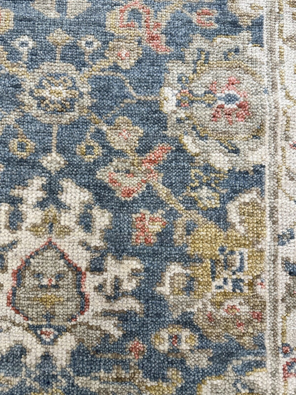 Canyons Rug - India - 4 X 6 - Blue - Image 4