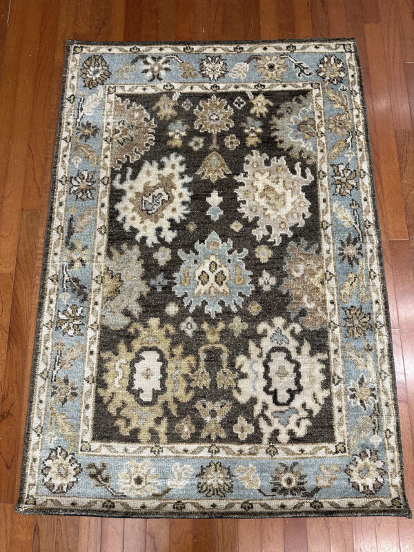 Lyra Rug - India - 4 X 6 - Brown - Image 2