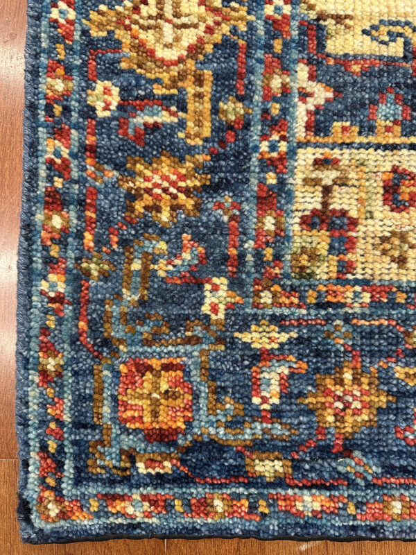 Saga Rug - India - 4 X 6 - Blue - Image 3