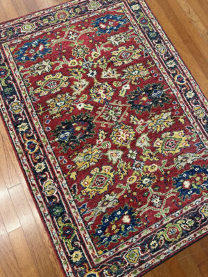 Saga Rug - India - 4 X 6 - Red