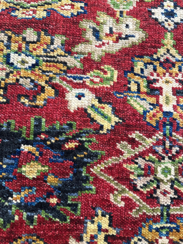 Saga Rug - India - 4 X 6 - Red - Image 4