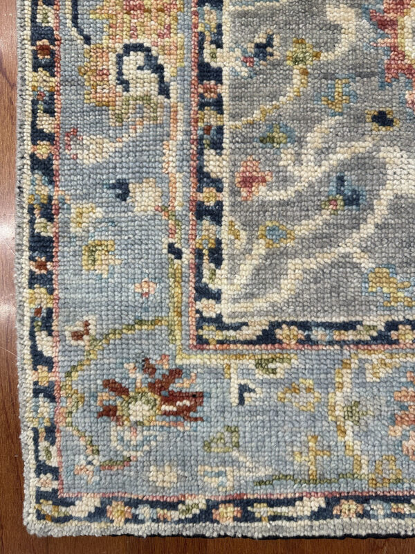 Saga Rug - India - 4 X 6 - Grey - Image 3