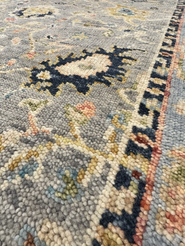 Saga Rug - India - 4 X 6 - Grey - Image 4