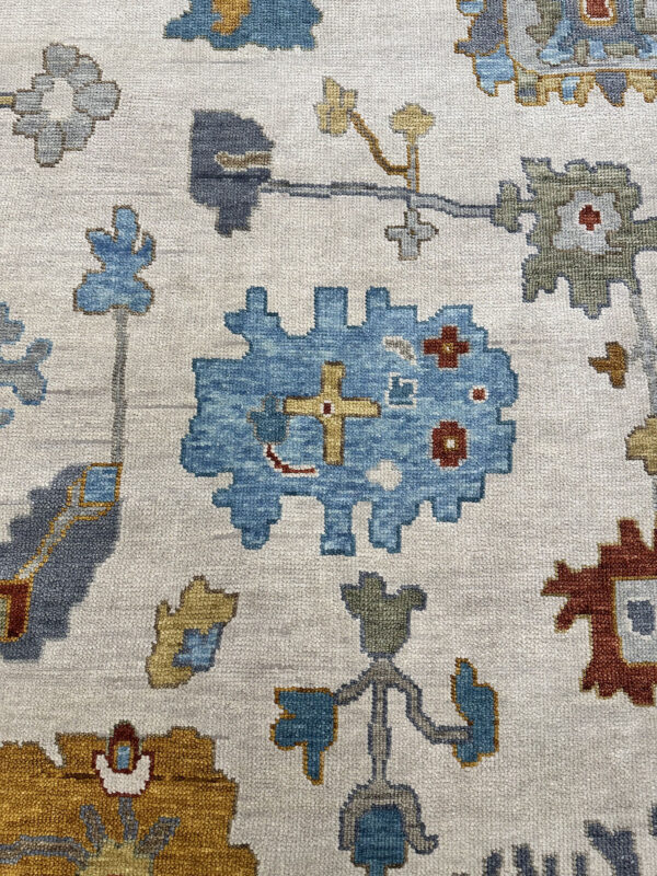 Popley Rug - India - 10 X 14 - Ivory - Image 3