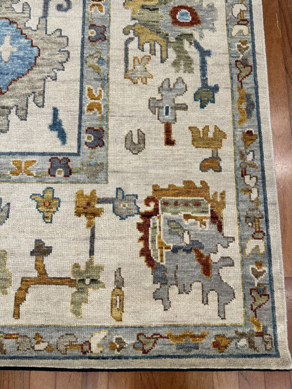 Popley Rug - India - 10 X 14 - Ivory - Image 4
